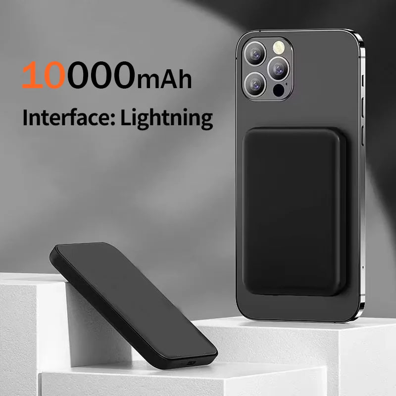 50000mAh Magnetic Power Bank Wireless PD 22.5W Fast Charger For Magsafe Portable Auxiliary Battery For iPhone 17 16 15 14