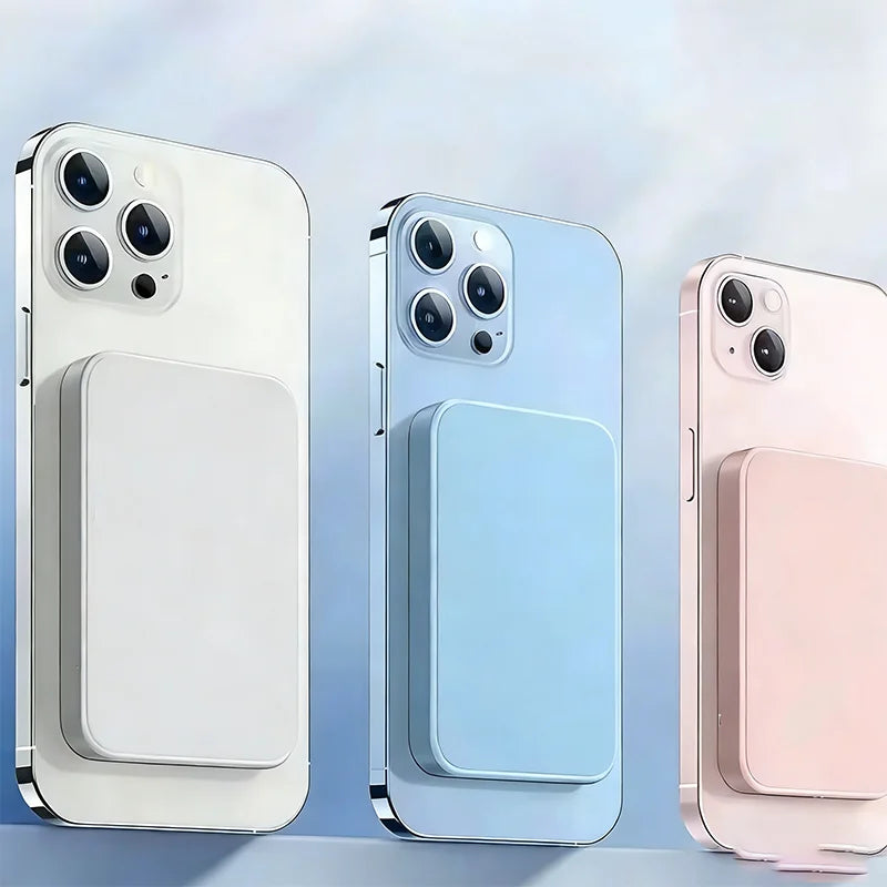 50000mAh Magnetic Power Bank Wireless PD 22.5W Fast Charger For Magsafe Portable Auxiliary Battery For iPhone 17 16 15 14