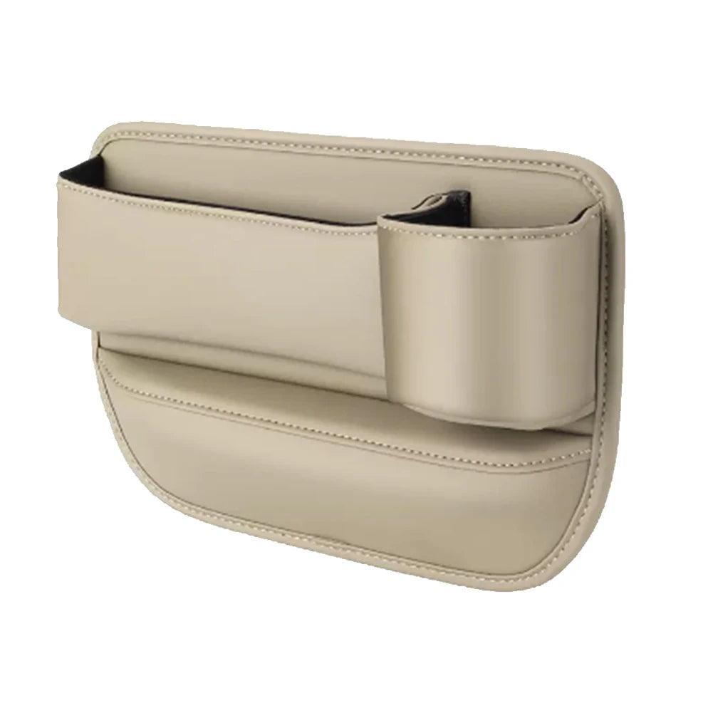Car Seat  Organizer Leather Multifunction Console Crevice Filler Car Interior Storage Pocket Car Seat Side Drink Phone Holder
