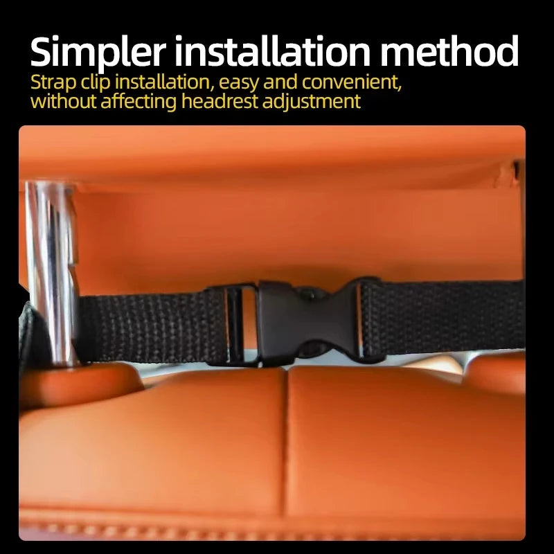 Car Organizer Multi-functional Car Seat Storage Bag Waterproof Hanging Car Seat Organizer Garbage Bag Suitable for Most Car